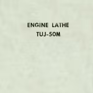 TUJ50M Lathe Manual