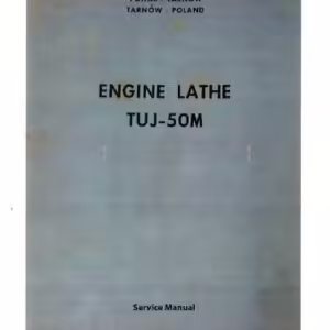 TUJ-50M Lathe Manual