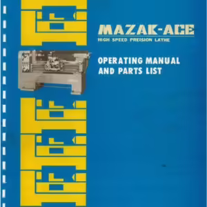 Mazak ACE Manual