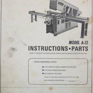 Kysor Johnson A-12 Band saw