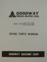 Goodway GW-1440 lathe Manual