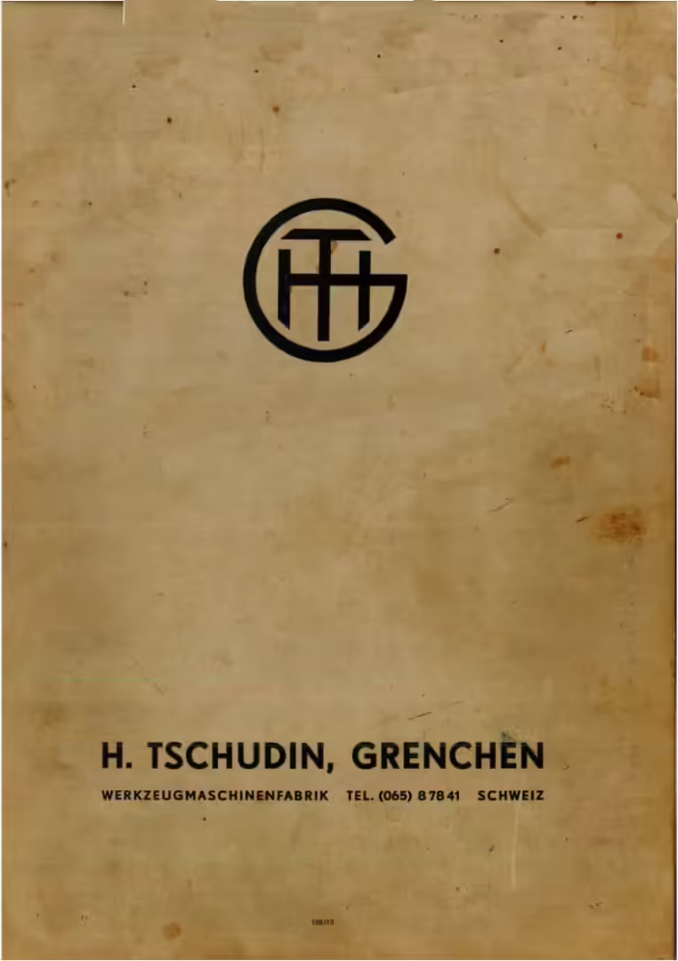 Tschudin HTG 400 Manual